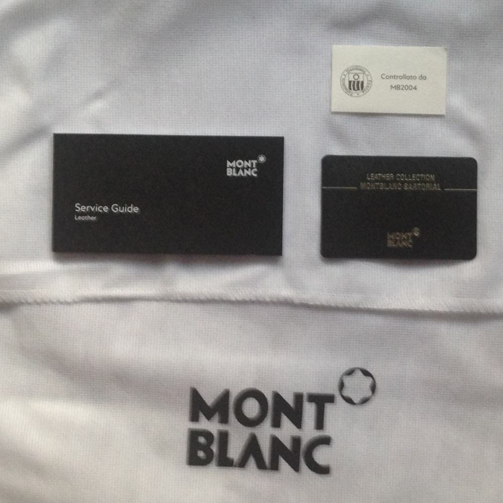 **SOLD** Montblanc Sartorial Collection Leather Backpack - Picture 5 of 6